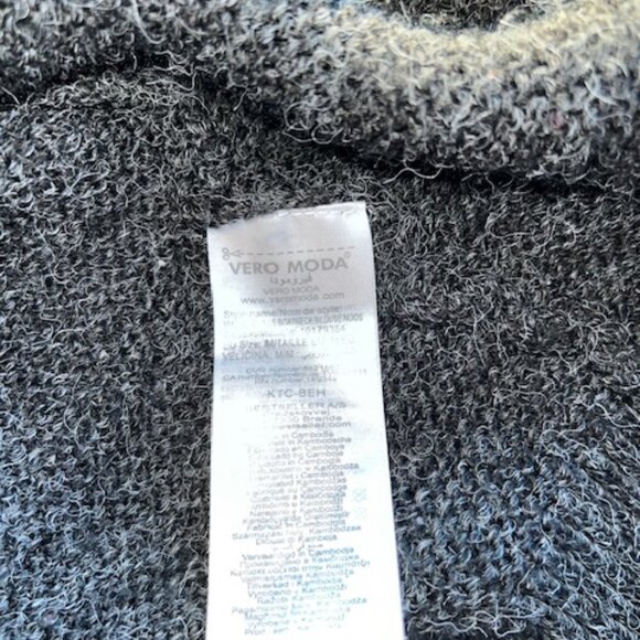 Vero Moda Mohair-style Dark Grey Sweater - Picture 12 of 15